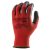ÚJ! EUROLITE 13L850 TENYERÉN LATEX MÁRTOTT PIROS KESZTYŰ_06 (1LACR06)