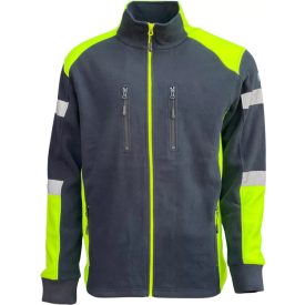 46592 Polár kardigán neon