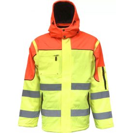   466561 Télikabát levehető ujjal jól láthatósági színekben