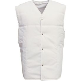 46701 fehér élelmiszeripari vattamellény