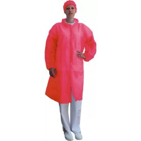 4734T Piros Polipropilén látogatói köpeny