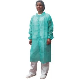 4758 Zöld  Polipropilén látogatói köpeny