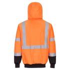 B315OBRL Portwest Hi-Vis kéttónusú kapucnis pulóver