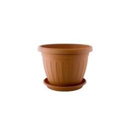 Venecia  Virágcserép + alátét 20 cm terra