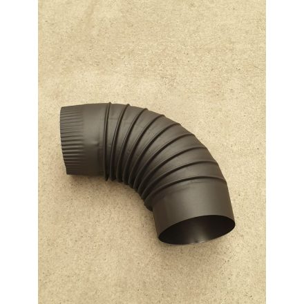 Pro termo  füstcső könyök 120mm FEKETE