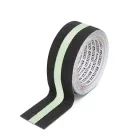 Ragasztószalag csúszásmentes 5 mx50 mm fekete/foszforeszkáló