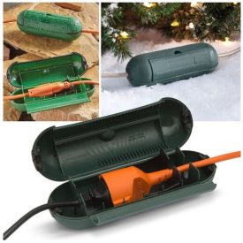 Védőborítás hosszabbítókra- kültéri-Zöld