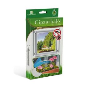   Globiz öntapadós szúnyogháló cipzáros nyílással 130x150 cm fehér