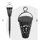 Leszúrható akasztható szolár lámpa kör