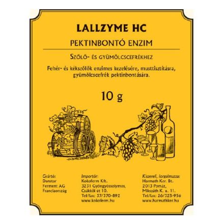 Pektinbontó enzim 10 g.