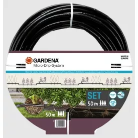   Gardena MD csepegtető cső készlet növénysorokhoz, süllyeszthető 13mm/50m