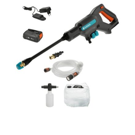 Gardena AquaClean 24/18V P4A Magasnyomású mosó Prémium készlet