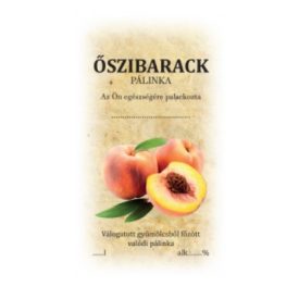 Matrica őszibarack 1db