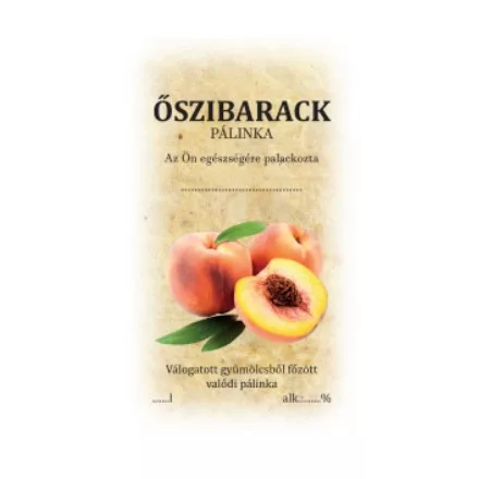Matrica őszibarack 1db