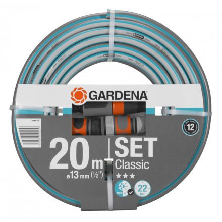 Gardena Classic tömlő 1/2' 20m  rendszerelemekkel