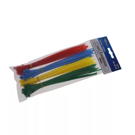 Festa Kábelkötegelő készlet 200 x 3,6 mm (piros-zöld-sárga-fehér) (100 db)