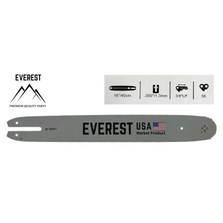 LÁNCVEZETŐ 16' 3/8LP 1,3mm 56 szem EVEREST