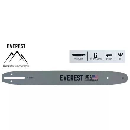 LÁNCVEZETŐ 16' 3/8LP 1,3mm 57 szem EVEREST