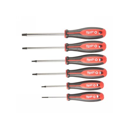 Milwaukee Csavarhúzó 3 oldalú markolattal TORX 6 részes készlet - 1 db