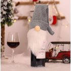 Karácsonyi italos üveg dekoráció 3D manó