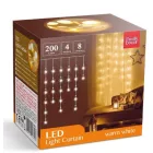 LED-es fényfüggöny -4,2m melegfehér