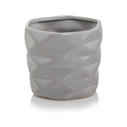 Kaspó Geomi 15 cm szürke