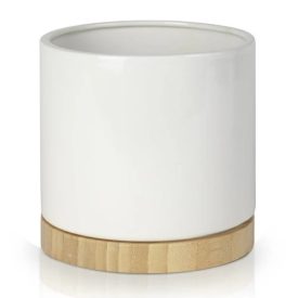 Kaspó BCN BAMBUSZ 16 cm fehér