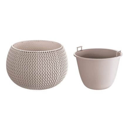Kaspó SPLOFY TÁL 18CM MOKKA