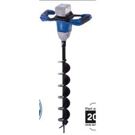   Scheppach BC-EB100-X - akkus földfúró IXES 20 V (akku és töltő nélkül)