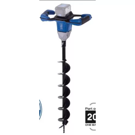 Scheppach BC-EB100-X - akkus földfúró IXES 20 V (akku és töltő nélkül)