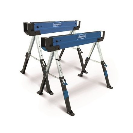Scheppach MWB 600 - összecsukható nagy teherbírású bak 600 kg (2 db-os szett)