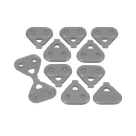 Rögzítő csipesz, szürke, árnyékoló hálóhoz 10 db/cs