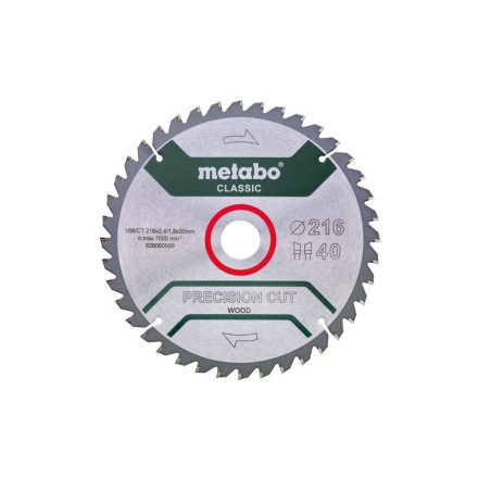 Metabo Körfűrészlap HW/CT 216X30