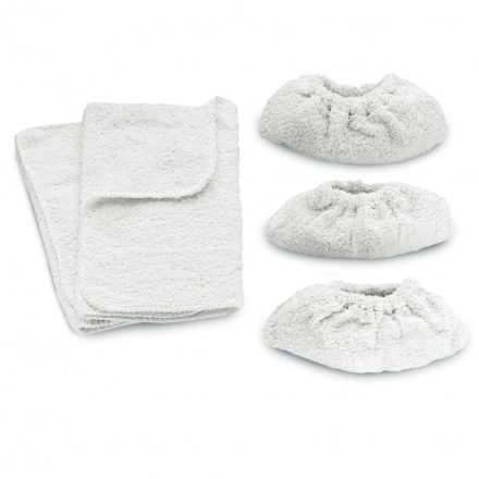 Kaercher  kendökészlet (3 frottier huzat, 2 padlórongy)