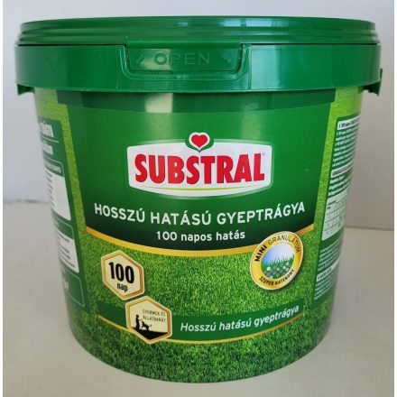 Substral Hosszú hatású gyeptrágya 250 m2 - 5 kg