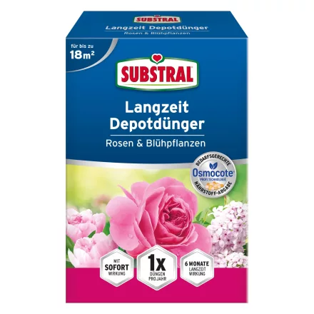 Substral Osmocote Hosszú hatástartamú trágya rózsákhoz-és virágzó növ.-hez 0,8kg