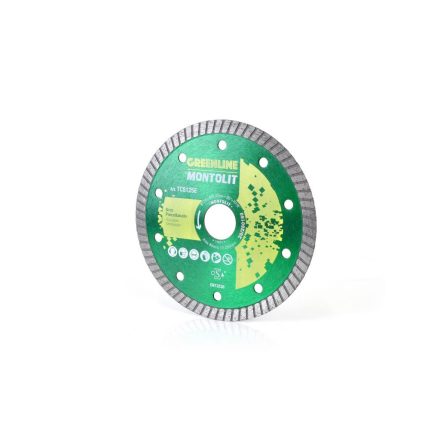 MONTOLIT TCS125E TUR.D. gyémánt tárcsa kerámiához O 125 mm