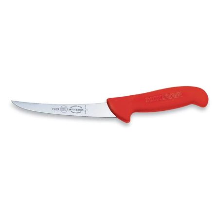 Dick ErgoGrip csontozókés (15 cm) flexibilis, íves pengével Piros