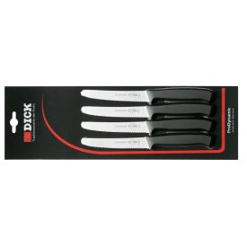 Dick ProDynamic 4db-os fogazott asztali kés 11cm fekete