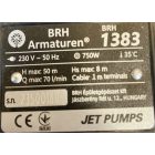 BRH JET típusdú, önfelszívó locsolószivattyú, telj.: 750W, csatl.:2x1', (07.18)