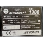 BRH JET típusú, önfelszívó locsolószivattyú, telj.: 1100W, csatl.:5/4'-1'