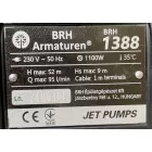 BRH JET típusú, önfelszívó locsolószivattyú, telj.: 1100W, csatl.:5/4'-1'