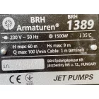 BRH JET típusú, önfelszívó locsolószivattyú, telj.: 1500W, csatl.:5/4'-1'