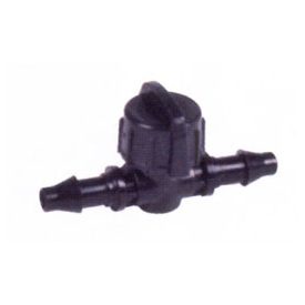   Elzárószelep 6/4mm-es csőhöz tömlővéges csatlakozással