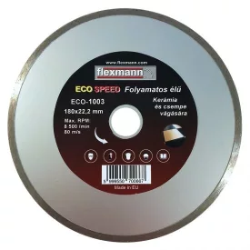   Flexmann For Cut gyémánttárcsa ECO 180x2,2x5x22,2mm folyamatos élű,kerámia csemp
