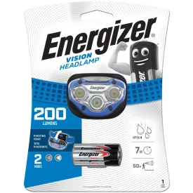 Energizer Fejlámpa Vision 3XAAA 200 lumen