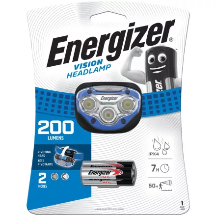 Energizer Fejlámpa Vision 3XAAA 200 lumen
