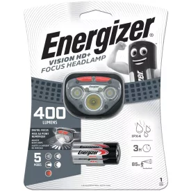 Energizer Fejlámpa Vision HD+Focus 3XAAA 400 lumen