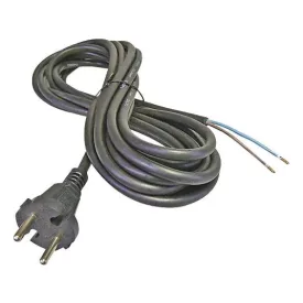 Munkakábel H05RR-F 2x1mm2 gumikábel + dugvilla 3m