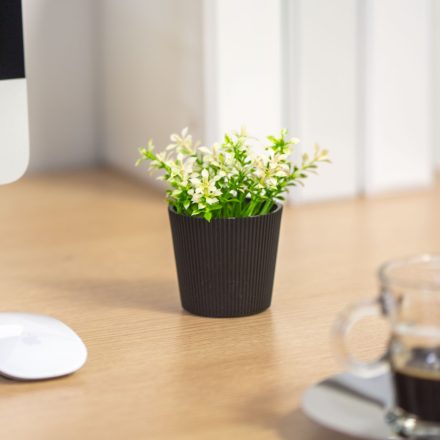 Műnövény dekoráció - cserepes - 5,5 x 11 cm